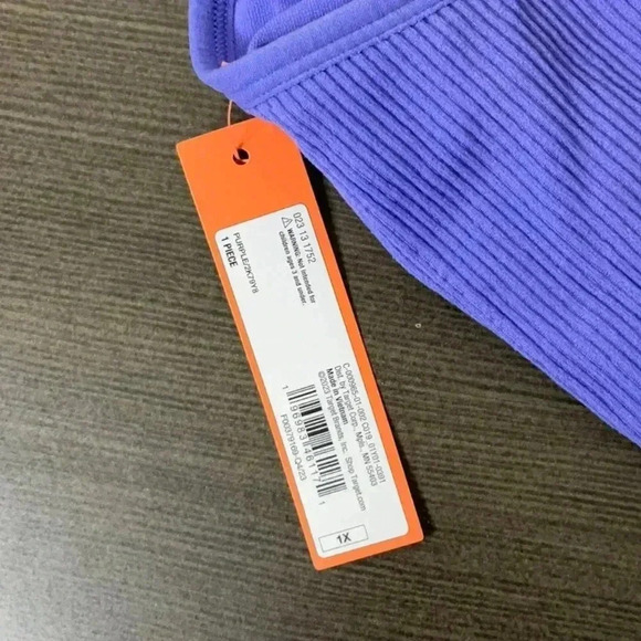 Colsie Women’s Purple Ribbed Seamlesss Brami Size 1X - Picture 10 of 10